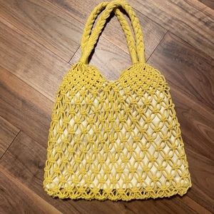 Aritzia Main Character crocheted bag